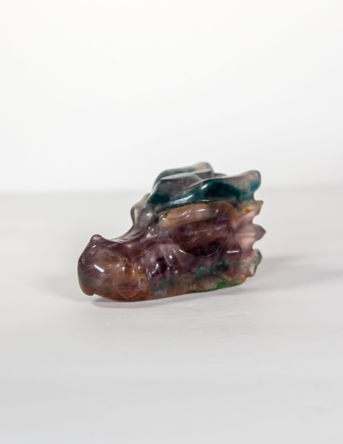 Fluorite Dragon Head