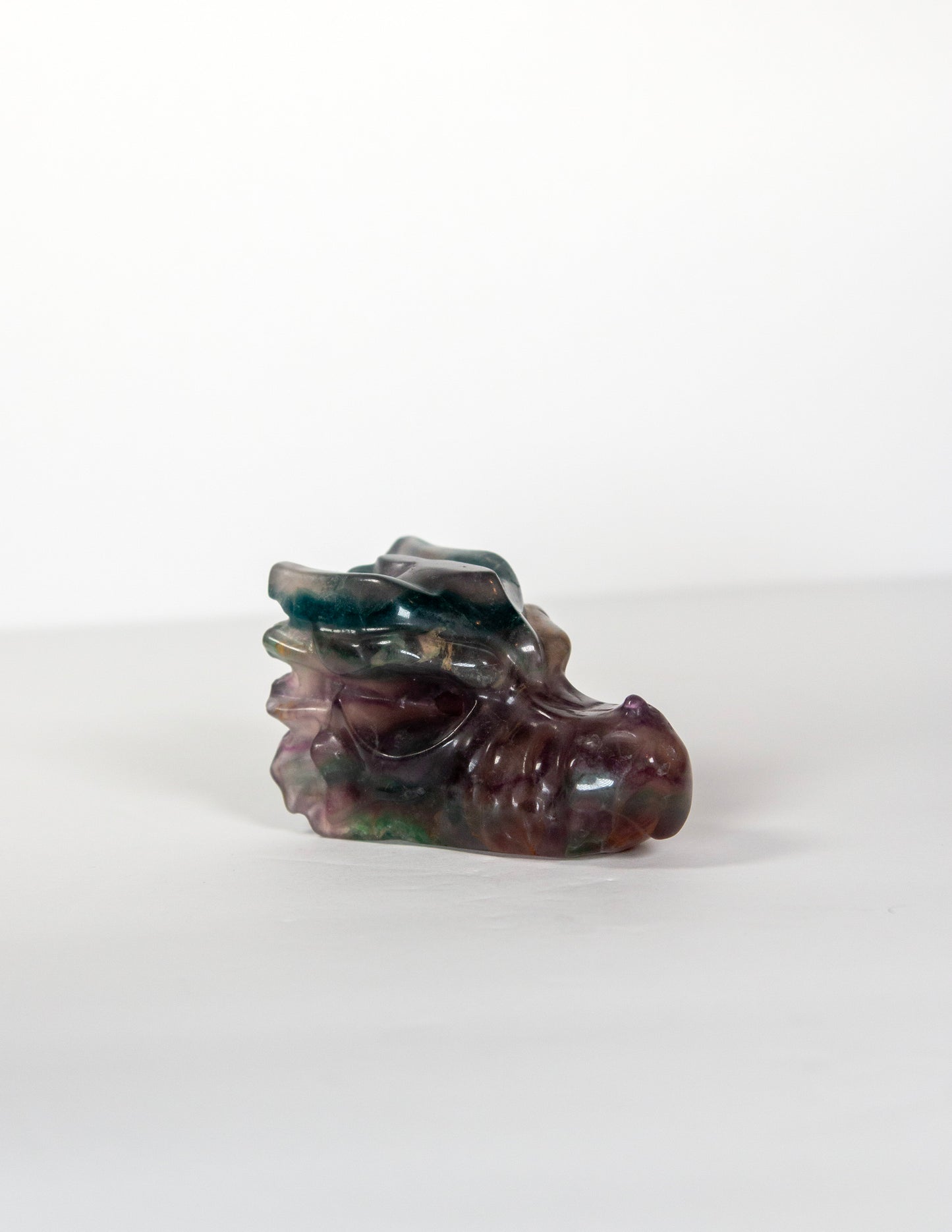 Fluorite Dragon Head