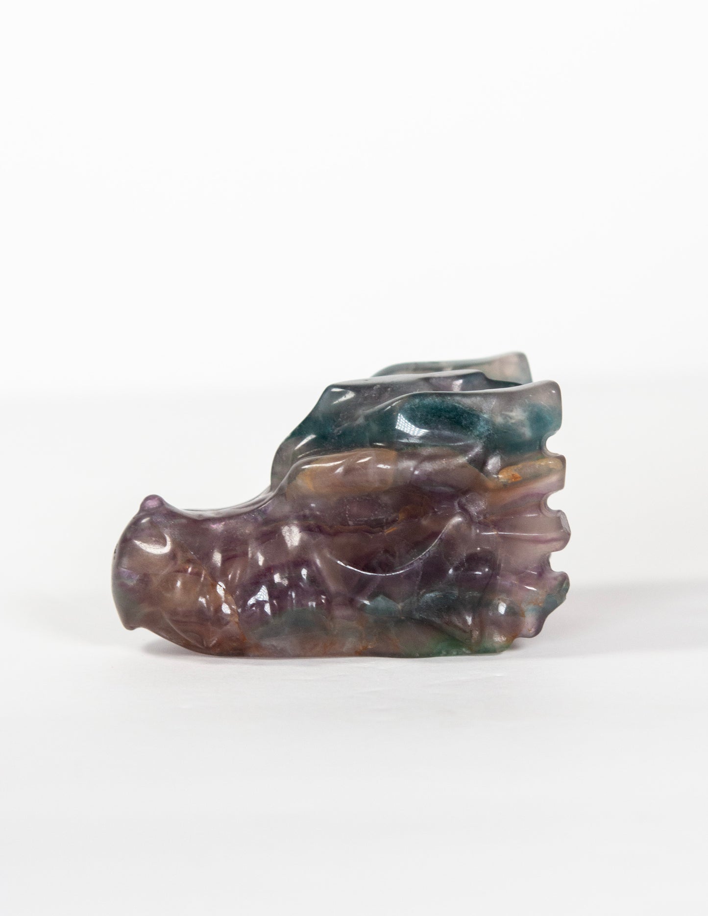 Fluorite Dragon Head