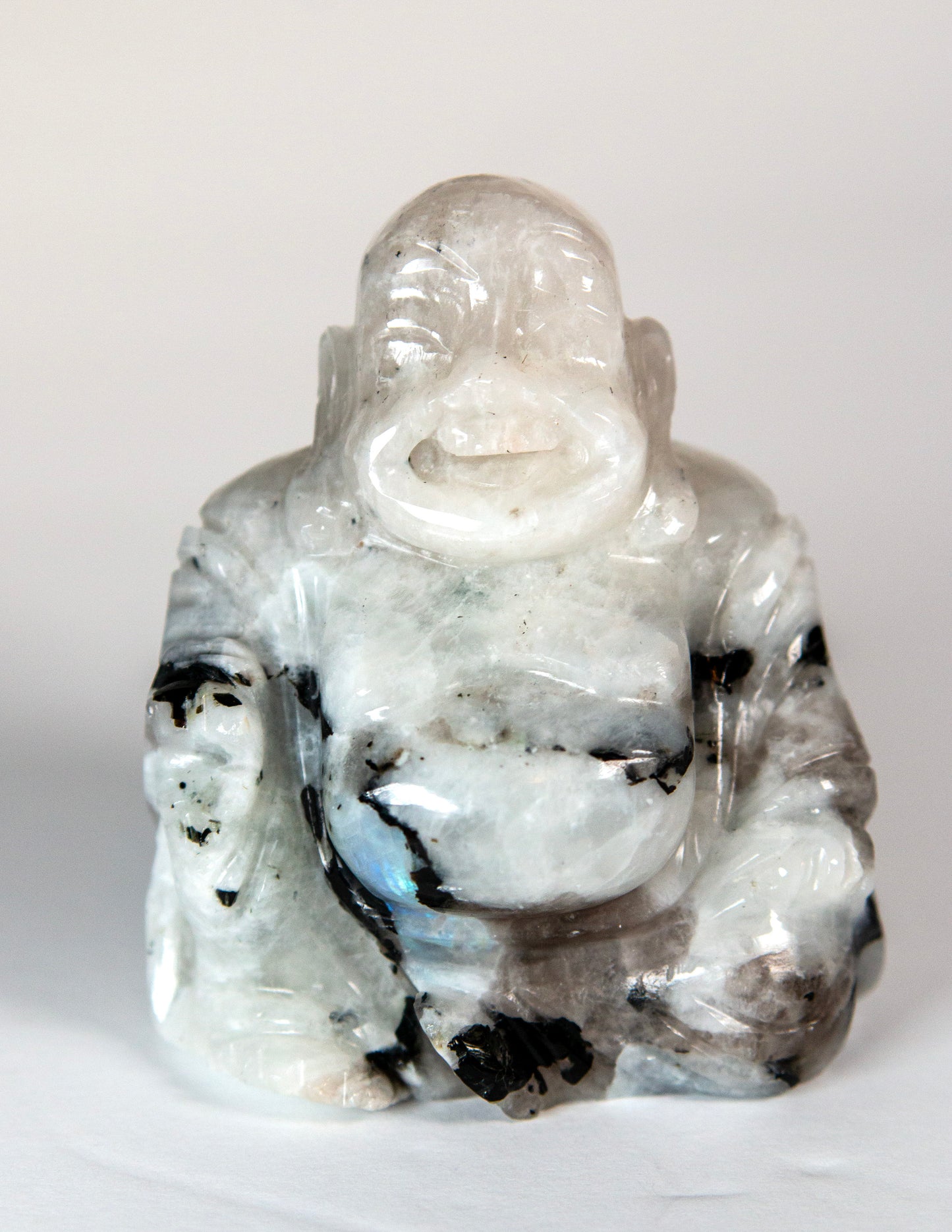 Rainbow Moonstone Budda