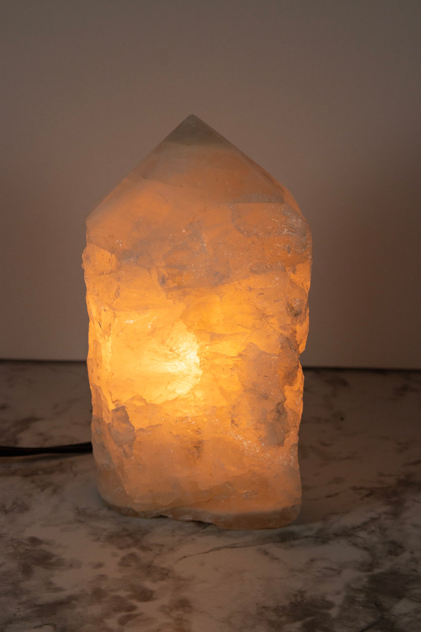Crystal Quartz Lamp