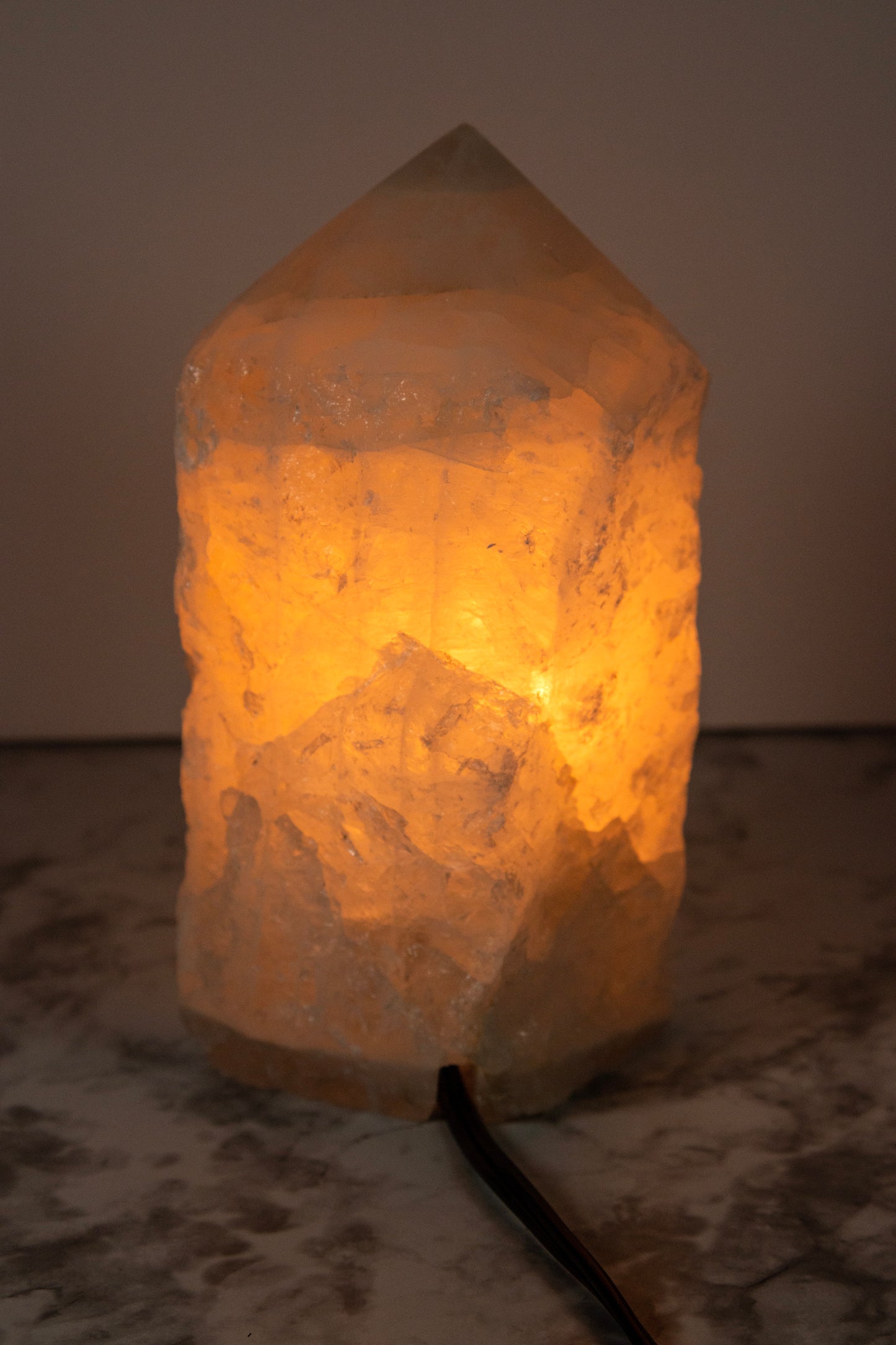 Crystal Quartz Lamp