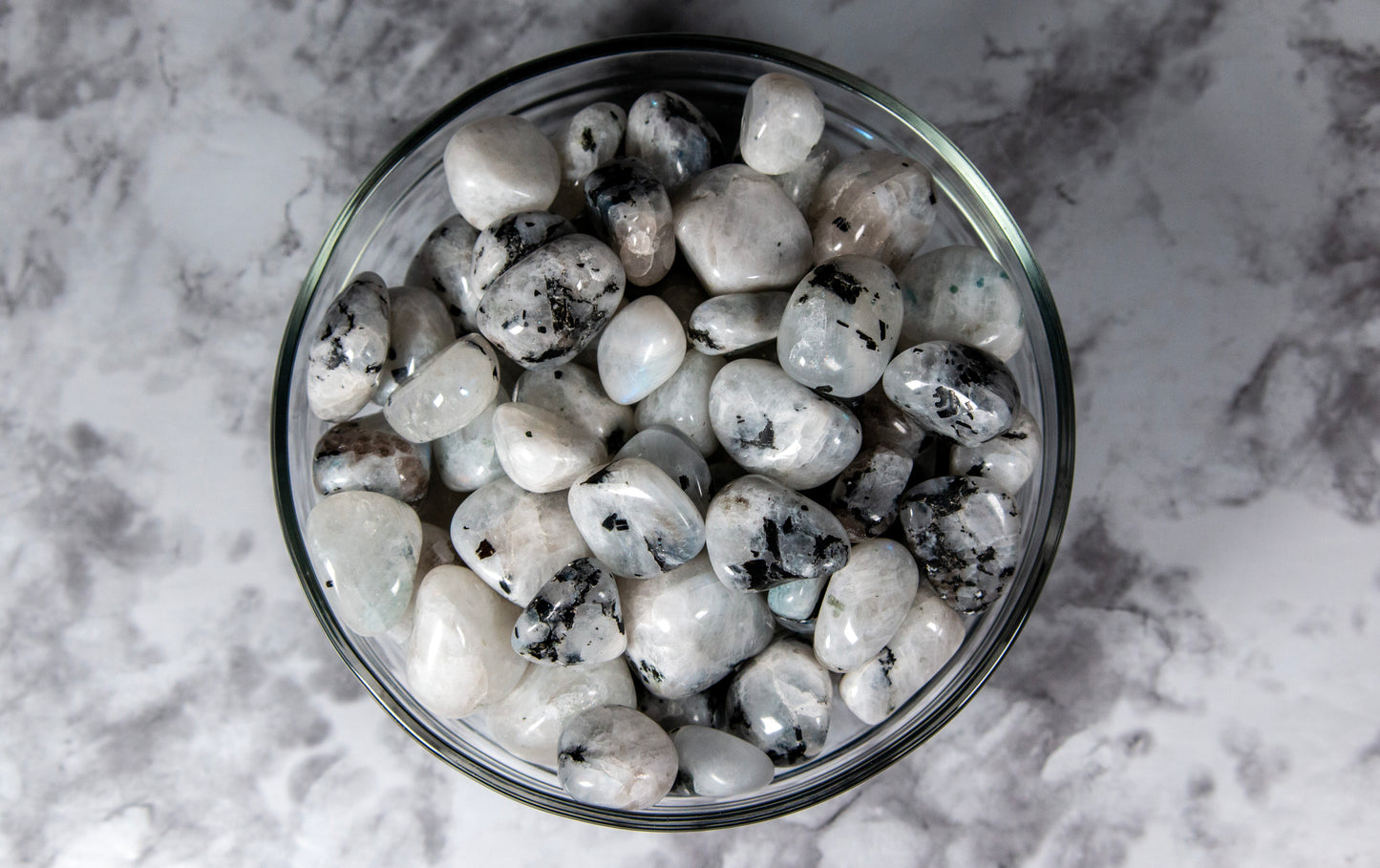 AAA Grade Rainbow Moonstone Tumbled Stones