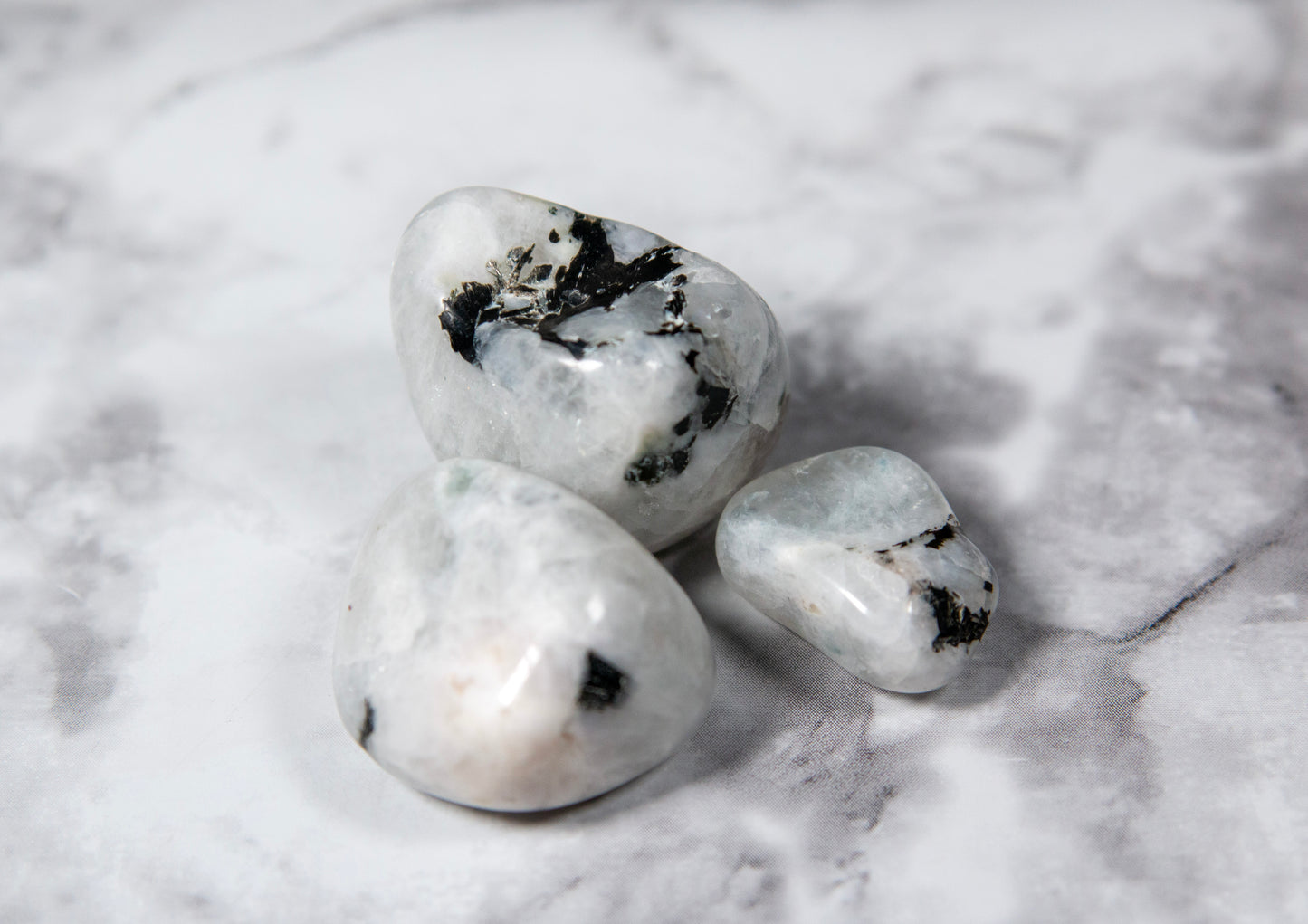 AAA Grade Rainbow Moonstone Tumbled Stones