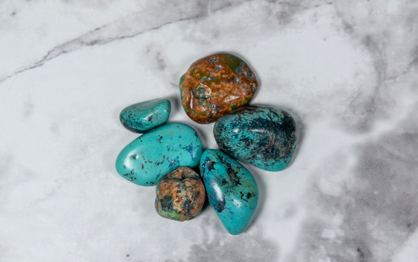 Arizona Turquoise Tumbled Stones