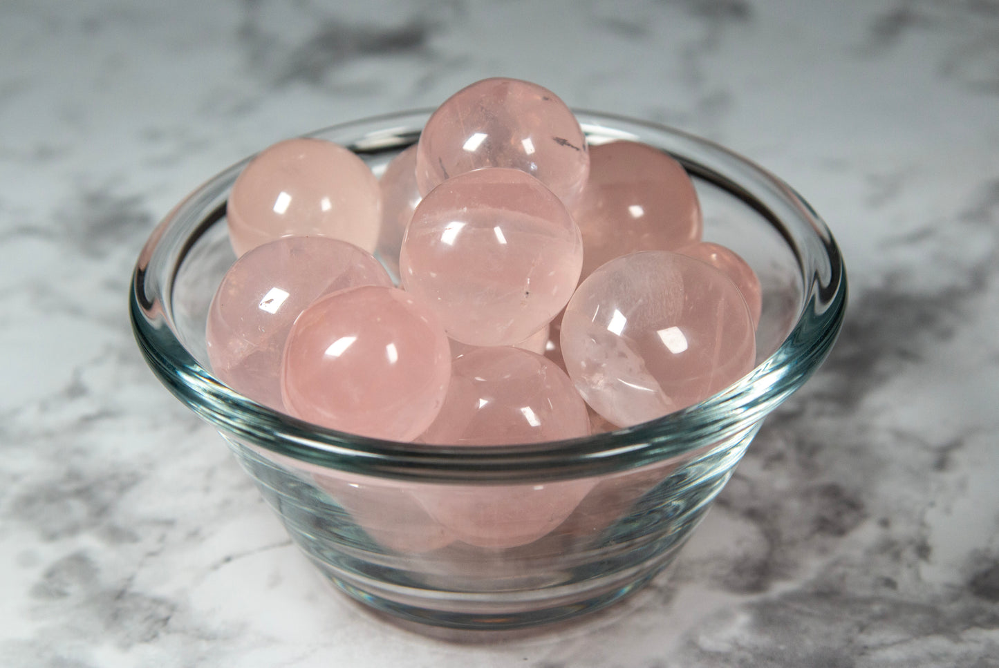 Rose Quartz Small Spheres